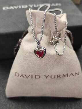 David Yurman 925 Silver Necklaces with Original Pouch